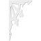 Ekena Millwork Riley Architectural Grade PVC Bracket, 5/8"W X 8"D X 14"H BKTP01X08X14RL - alternate 4